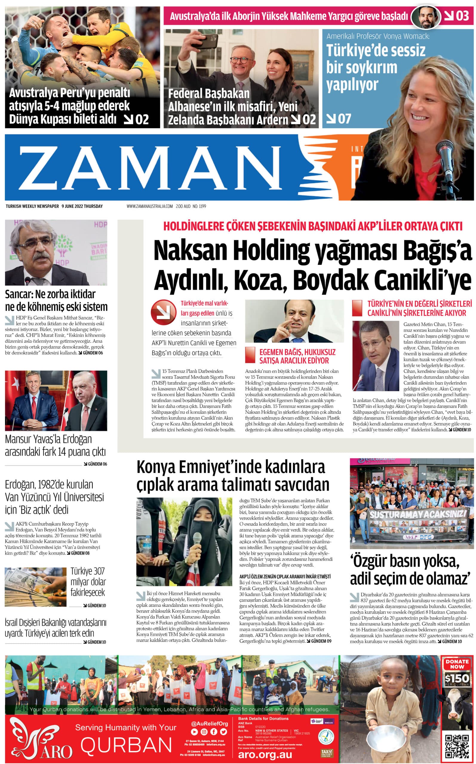 9 Temmuz 2022 sayısı kapağı