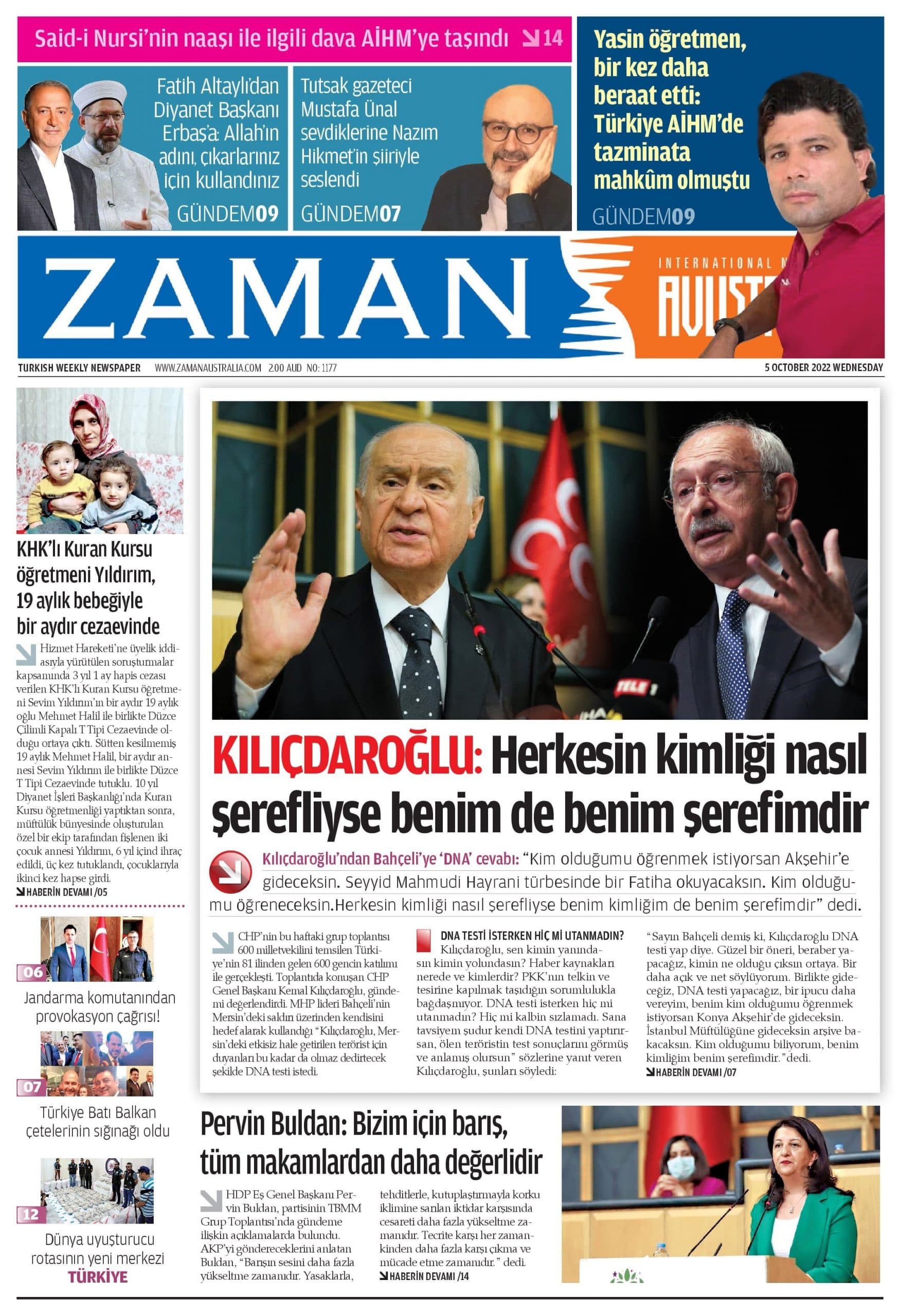 Zaman Avustralya Sayı 59 kapağı