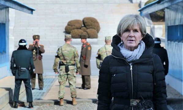 Dışişleri Bakanı Bishop’un ziyareti, ABD Ve Kuzey Kore askerlerini burun buruna getirdi