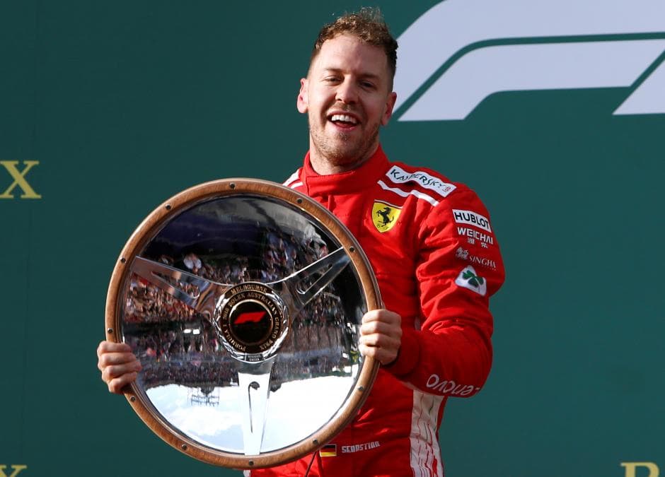 Avustralya Grand Prix’i, Sebastian Vettel’in.