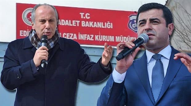Cumhurbaşkanı adayı Demirtaş: İnce’nin ziyareti siyasi zarafet içeren insani bir dayanışma örneğidir