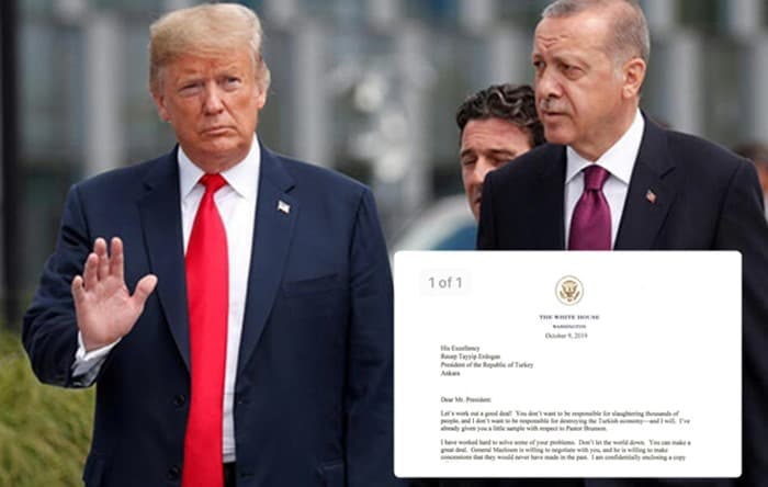Aptal olma, tarihe şeytan olarak geçme: Trump’ın Erdoğan’a gönderdiği “tehdit ve hakaret” içeren mektubu ortaya çıktı