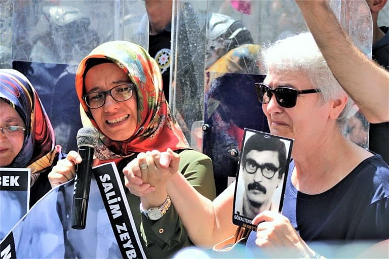 Cumartesi Anneleri 760. kez bir araya geldi: Şiddetin değil, barışın yanında ölene dek araya devam edeceğiz