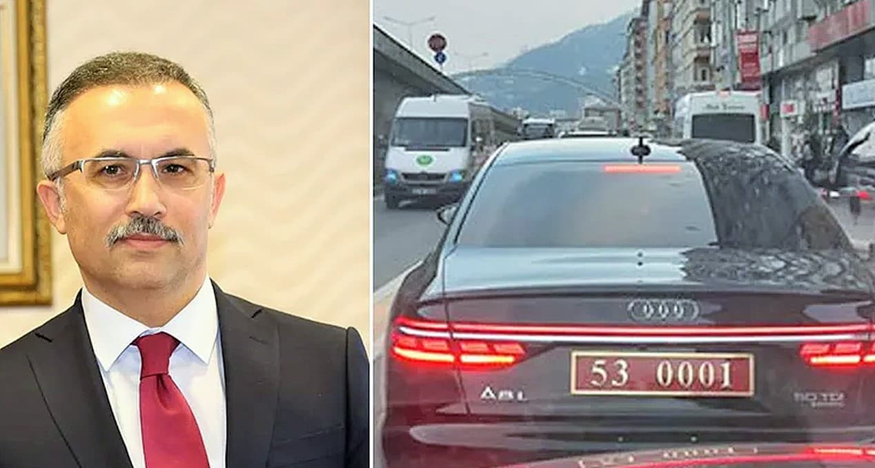 Rize Valisi’nin 3.7 milyonluk arabası tepki çekti: Vali Audi A8’e bindiği sürece IBAN’a para yok