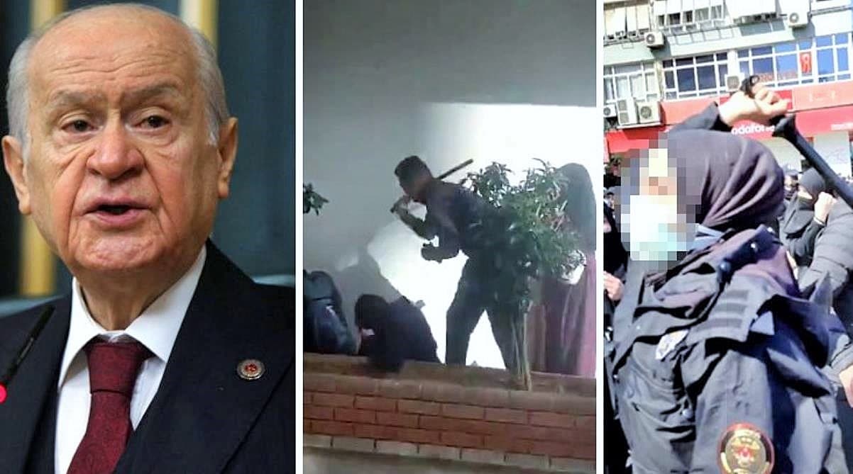 AKP koalisyon ortağı Bahçeli, Furkan Vakfı’nın bayan gönüllülerine işkence yapan polislere: Alınlarından öpüyorum