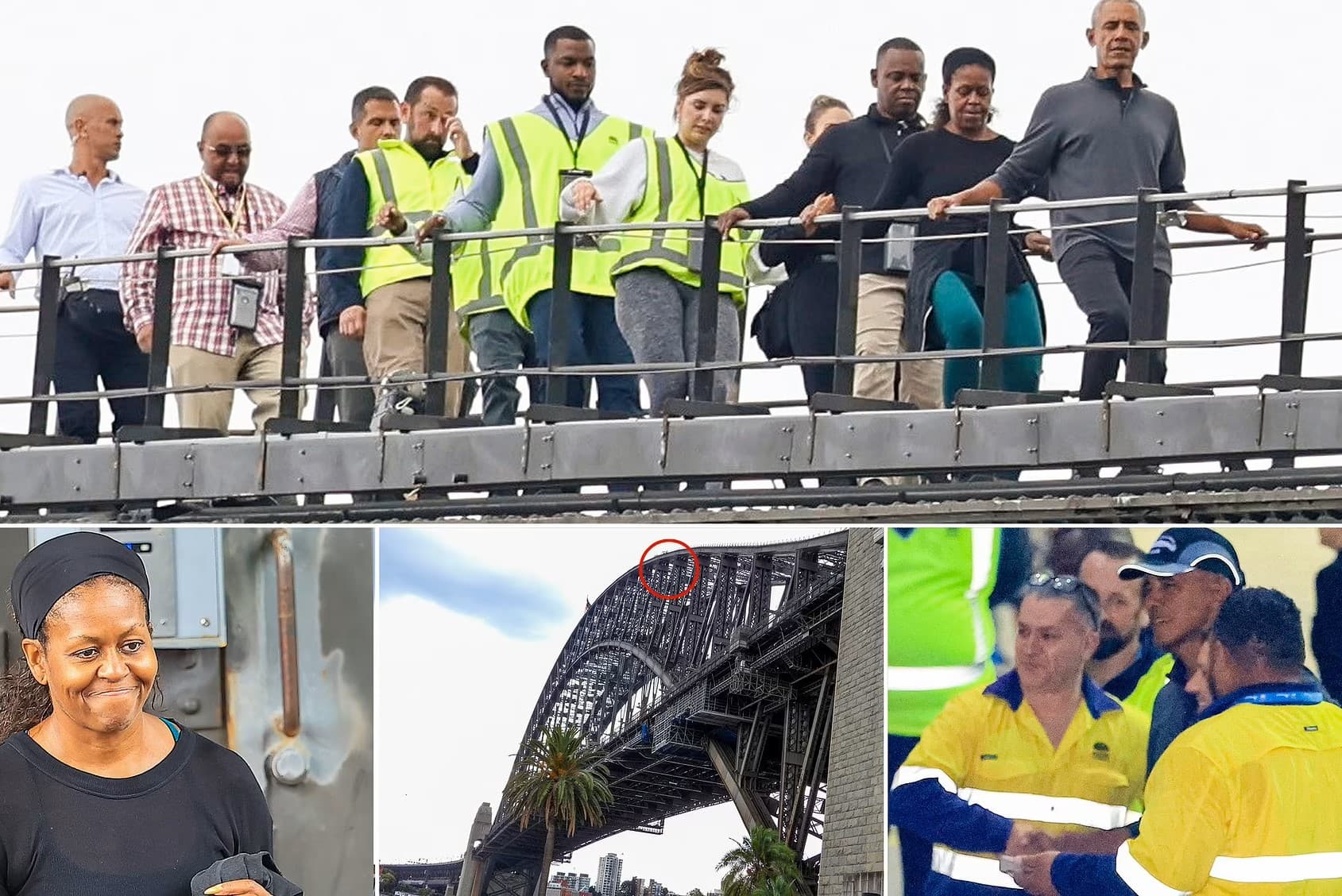 Obama ve eşinin Sidney Liman Köprüsü’ne tırmanışına soruşturma