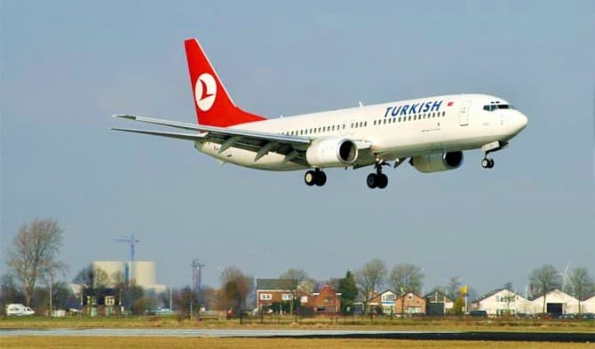 THY’den Ermenistan’a ilk uçuş: Uçak 170 yolcusuyla birlikte havalandı