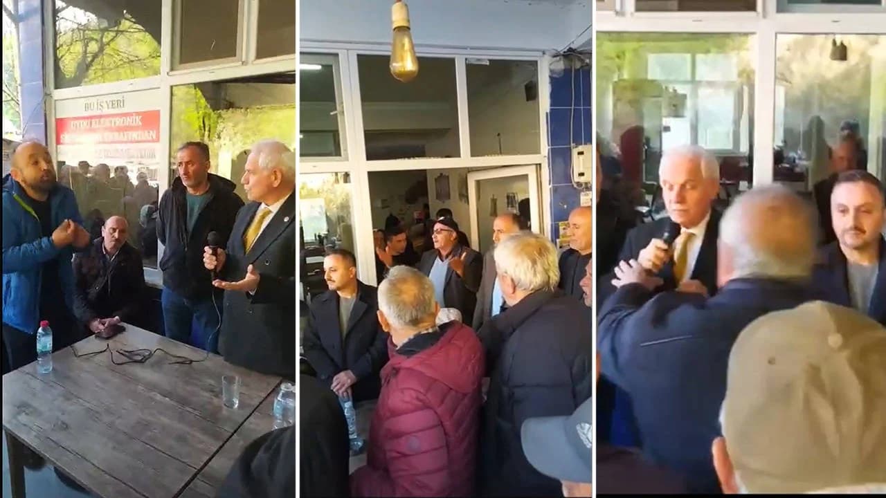 Halkın tepki gösterdi, AKP’li vekil nöbet alanından kaçtı