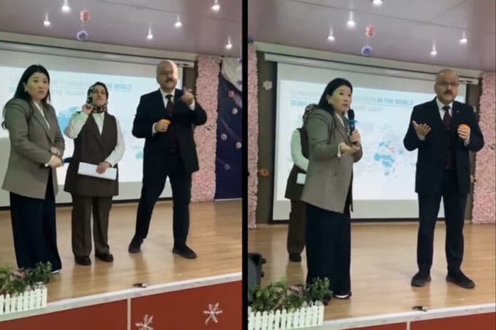 Hizmet Hareketi okullarını gasp eden Maarif Vakfı yetkilisine, Kırgızistanlı veliden tepki: “Bu okulların kaçını kendiniz yaptınız?”