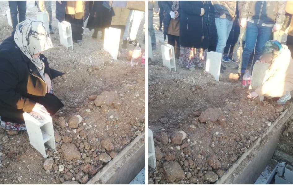 Polisin sırtından vurarak öldürdüğü KHK’lı polis Sedat Türkmen Adıyaman’da toprağa verildi