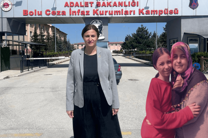 CHP milletvekili Türkan Elçi, Sümeyra’nın annesini cezaevinde ziyaret etti