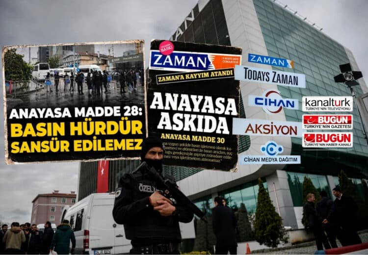 Gasp edilen Zaman Gazetesi’nin manşetini 10 yıl sonra Halk TV’den attı: ‘Anayasa askıda’