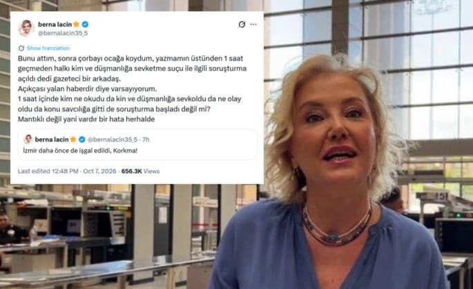 Berna Laçin: “Gözaltına alınıyorum, evimde arama yapılıyor