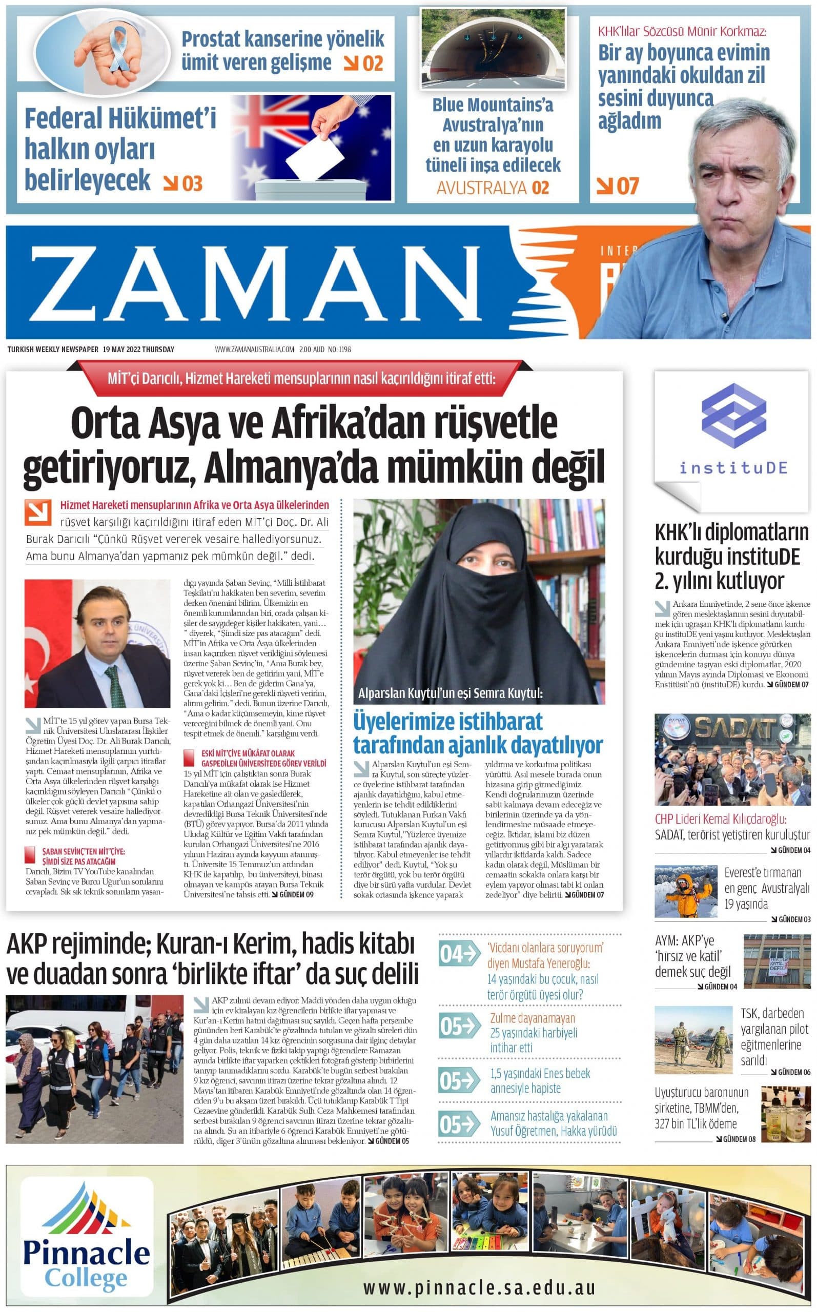 Zaman Avustralya Sayı 65 kapağı