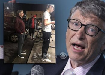 Milyarder Bill Gates, hamburger kuyruğunda görüldü