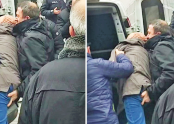 Başörtülü öğrenciye polis tacizi kameraya yakalandı