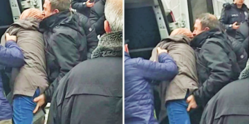 Başörtülü öğrenciye polis tacizi kameraya yakalandı