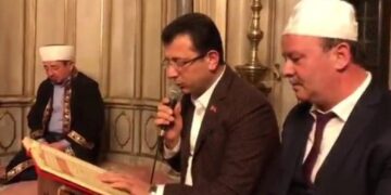 İmamoğlu Yeni Zelanda’da hayatını kaybedenler için Yasin-i Şerif okudu