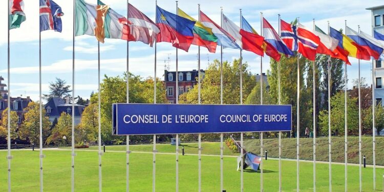 Council of Europe member States flags / Drapeaux des Etats membres du Conseil de l'Europe