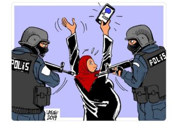 Dünyaca ünlü karikatürist Carlos Latuf, ByLock ve telefon uygulamalarından tutuklu mağdurları çizdi