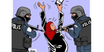 Dünyaca ünlü karikatürist Carlos Latuf, ByLock ve telefon uygulamalarından tutuklu mağdurları çizdi