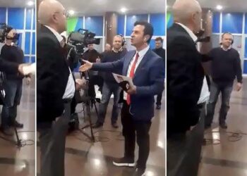 A Haber muhabiri, yalan haber yaparken Mahmut Tanal’a yakalandı