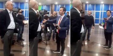 A Haber muhabiri, yalan haber yaparken Mahmut Tanal’a yakalandı