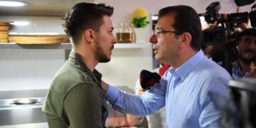 İmamoğlu’ndan genç esnafa: İftira atıp, günah işliyorsun; bana kimse iftira atamaz!