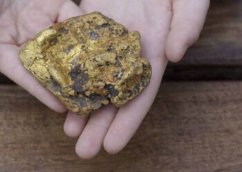 Victoria Eyaleti’nde yolda yürüyen genç kız, altın keseği buldu