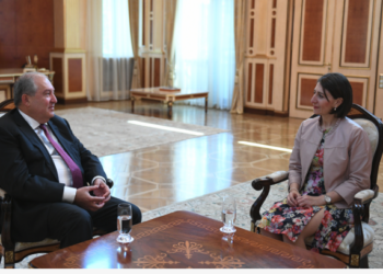 NSW Başbakanı Berejiklian Erivan’da: Ermenistan Cumhurbaşkanı Sarkisyan tarafından kabul edildi