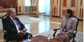 NSW Başbakanı Berejiklian Erivan’da: Ermenistan Cumhurbaşkanı Sarkisyan tarafından kabul edildi