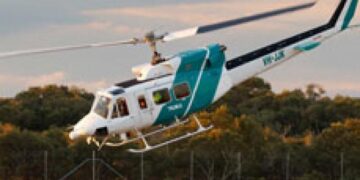 Anna Bay kasabasında helikopter kazası