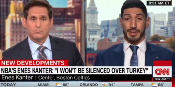 CNN’de konuşan NBA yıldızı Enes Kanter, Erdoğan’ı “yüzyılın Hitleri” olarak tanımladı