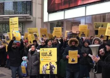 Türkiye’deki insan hakları ihlalleri, Kanada’nın Toronto şehrinde protesto edildi