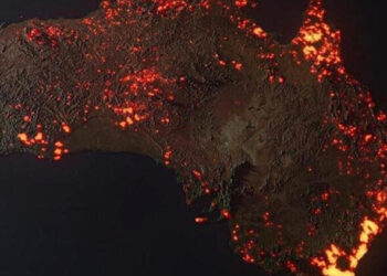 NASA’nın paylaştığı Avustralya yangınları görüntüsü, yürekleri ağza getirdi