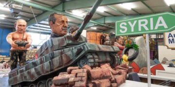 Karnavalda Erdoğan’lı geçit: Alman tankıyla Suriye’ye gidiyor ve kontrol Putin’de