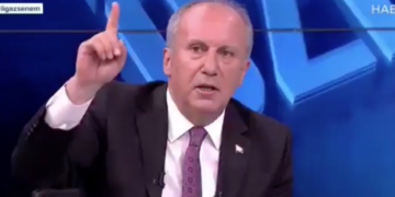 Erdoğan’ın konuşması nedeniyle sözü kesilen Muharrem İnce, stüdyoyu terk etti