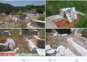 Bayramı öncesi, Lice’deki mezarlığa 3’üncü saldırı