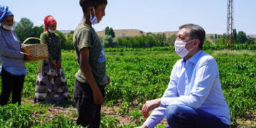 Atay: Çocuk işçi çalıştırmak suç, çocuğun karşısındaki ise Bakan