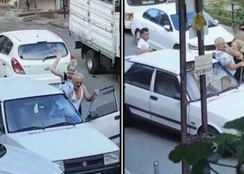 Yol verme tartışması: Tokat attığı kadın eski tekvandocu çıkınca, dayak yedi ve kaçtı