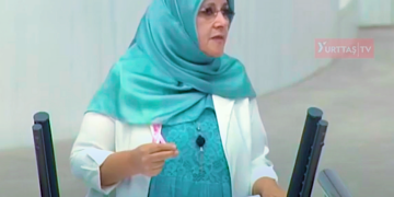 HDP’li Hüda Kaya, Mecliste AKP’lilere: Referanslarını saraylardan alanlar bize din öğretemezler