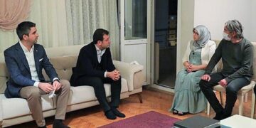 İmamoğlu’ndan HDP Milletvekili Hüda Kaya’ya taziye ziyareti