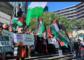 Avustralya’da İsrail protesto edildi: Filistin’de neler olduğunu dünyadaki herkese duyuruyoruz