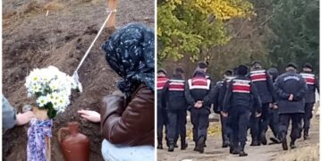 Fatih öğretmen, kızının cenazesine elleri kelepçeli katıldı