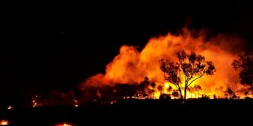 West MacDonnell, Milli Parkı’nın yaklaşık yüzde 20’si ise kül oldu