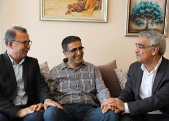 HDP ve Yeşil Sol Parti’den Baluken’e ziyaret