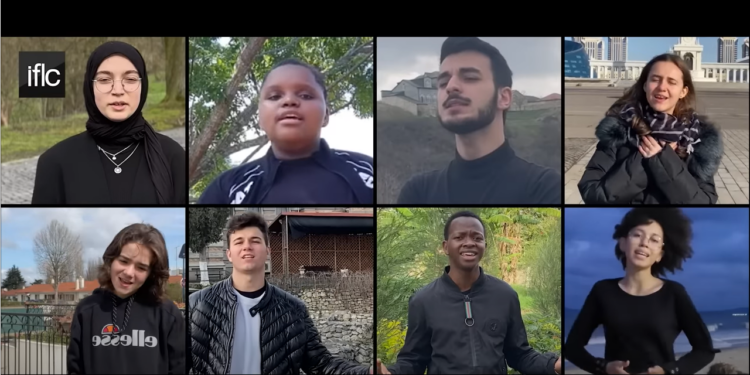 IFLC’nin gençleri depremzedeler için söylediler: Maraş benim, Adıyaman benim, Hatay benim, yıkılan benim