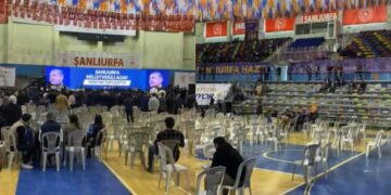 Urfalılar Bekir Bozdağ’ı boş salonla karşıladı: AKP kalesindeki aday tanıtım toplantısında büyük şok