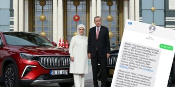 Sahtekârlığı karakter haline getirdiler: Erdoğan’a teslim edilen Togg’un plakası başka araca ait çıktı