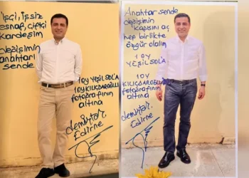 Demirtaş, fotoğraflarla oy istedi: Anahtar sende, değişimin kapısını aç, hep birlikte özgür olalım